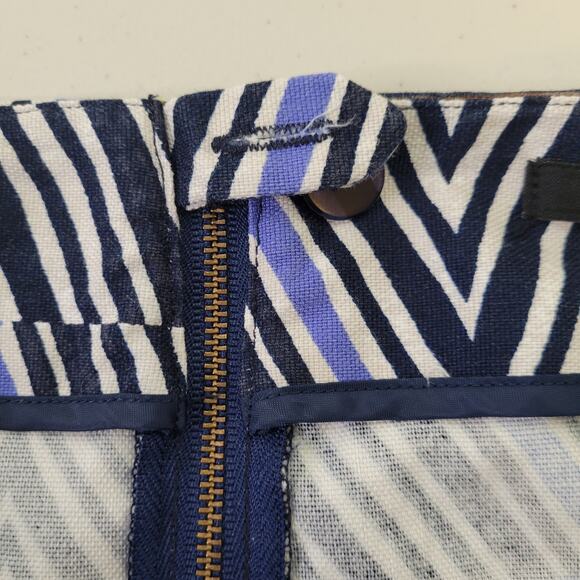 Nic + Zoe Women's Skirt Size 10 Boho Mosaic Print Zipper Cotton Spandex Travel - Picture 3 of 8